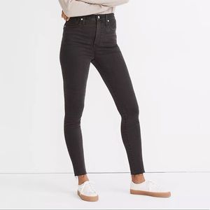 Madewell 11” High Rise Skinny Jeans in Lunar Wash